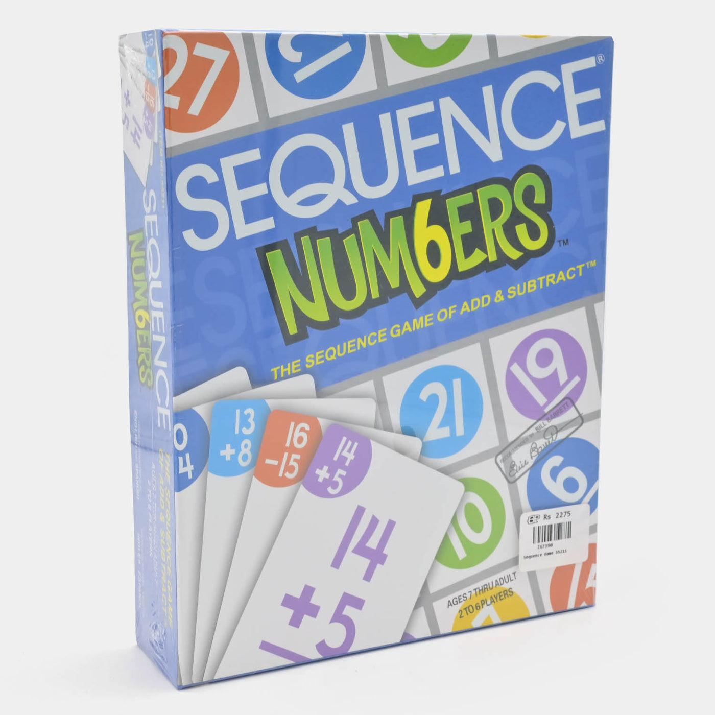 Sequence Numbers  Board Game