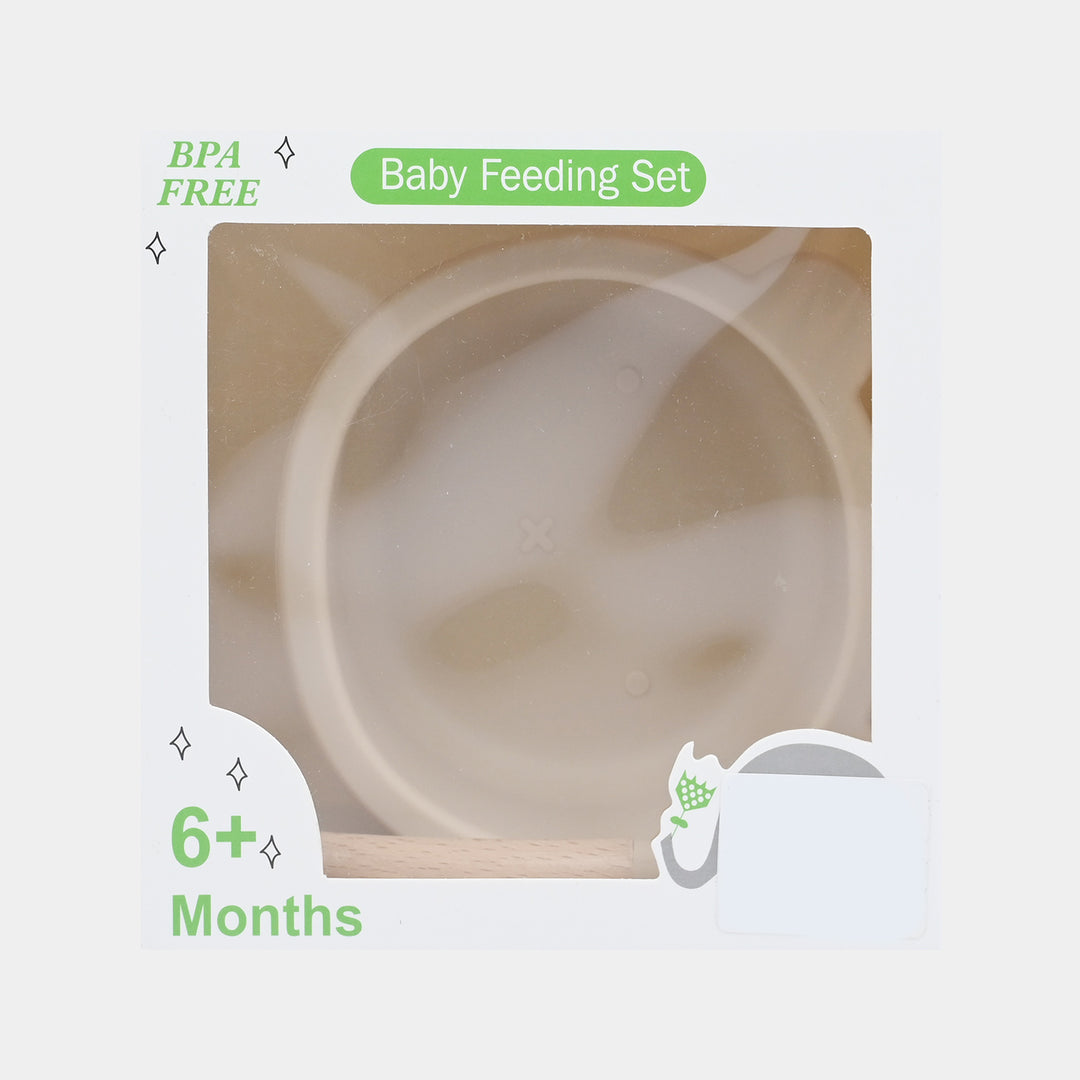 Silicone Bowl & Spoon Feeding Set
