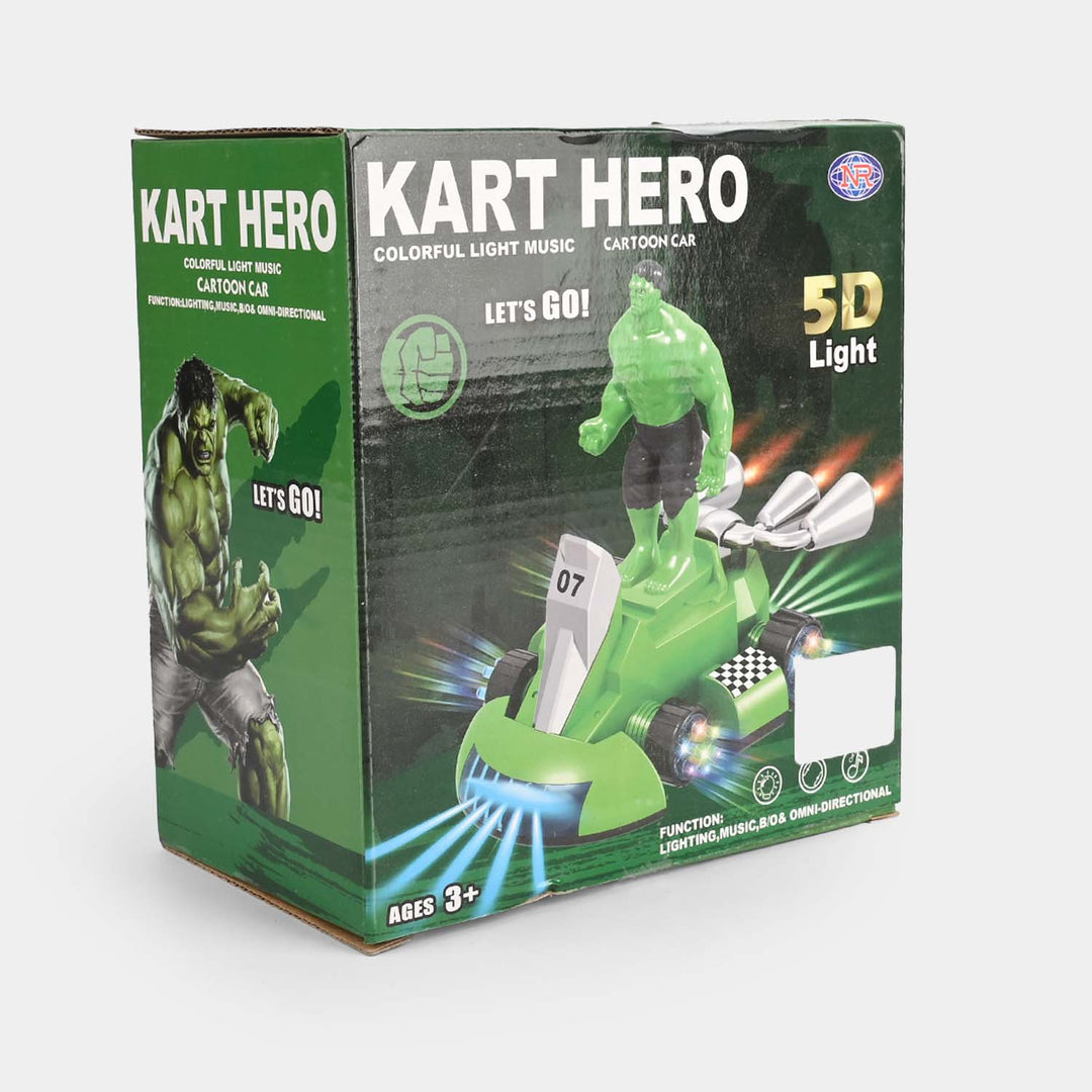 Kart Car City Hero 5D Light & Sound