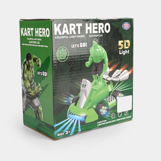 Kart Car City Hero 5D Light & Sound