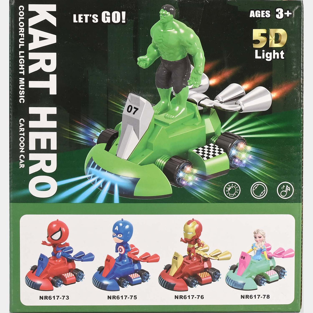 Kart Car City Hero 5D Light & Sound