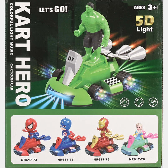 Kart Car City Hero 5D Light & Sound
