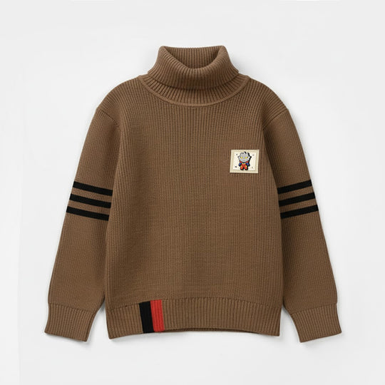 Infant Boys Acrylic sweater - Optimus-BROWN