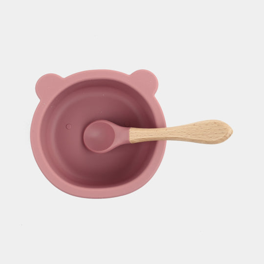Silicone Bowl & Spoon Feeding Set