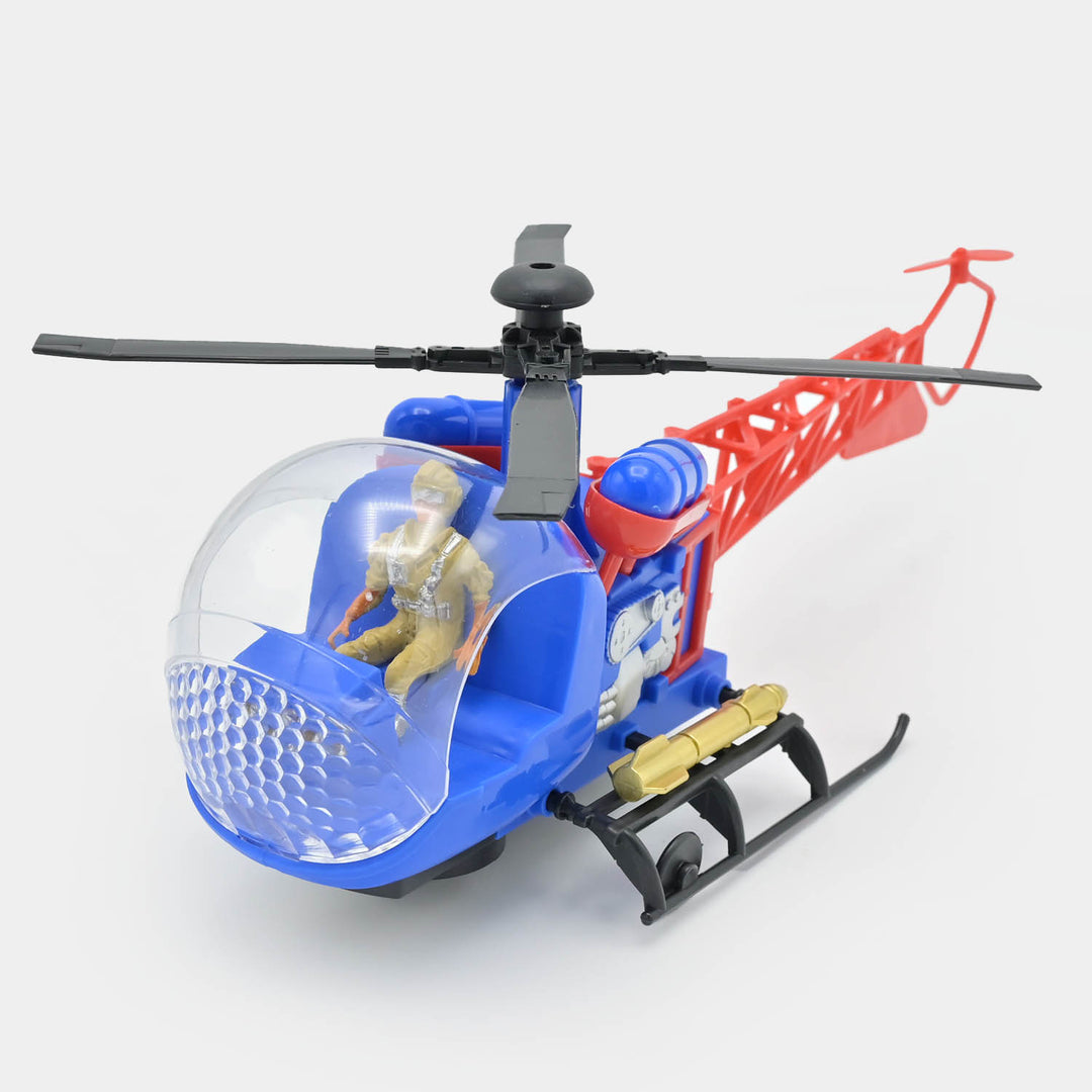 Universal Electric Gear Helicopter With Light & Music For Kids