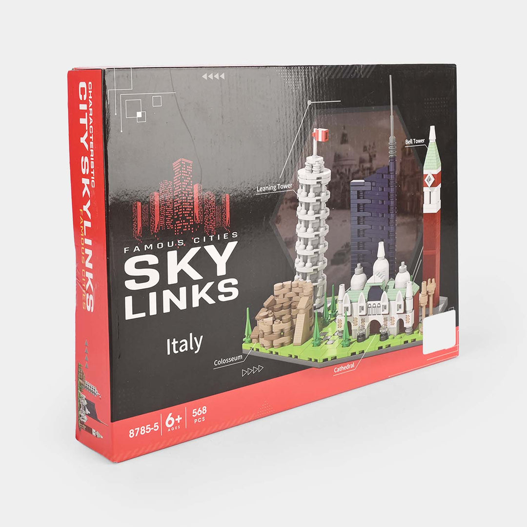Sky Links Famous Cities Building Blocks Set | 568 PCs