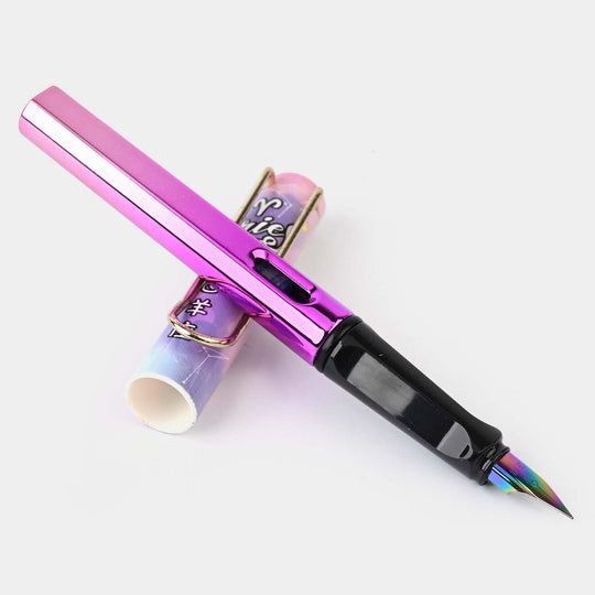 Stylish Fountain Ink Pen With Plastic Case