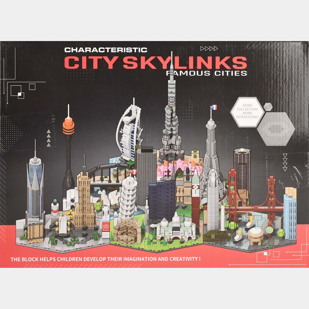 Sky Links Famous Cities Building Blocks Set | 568 PCs