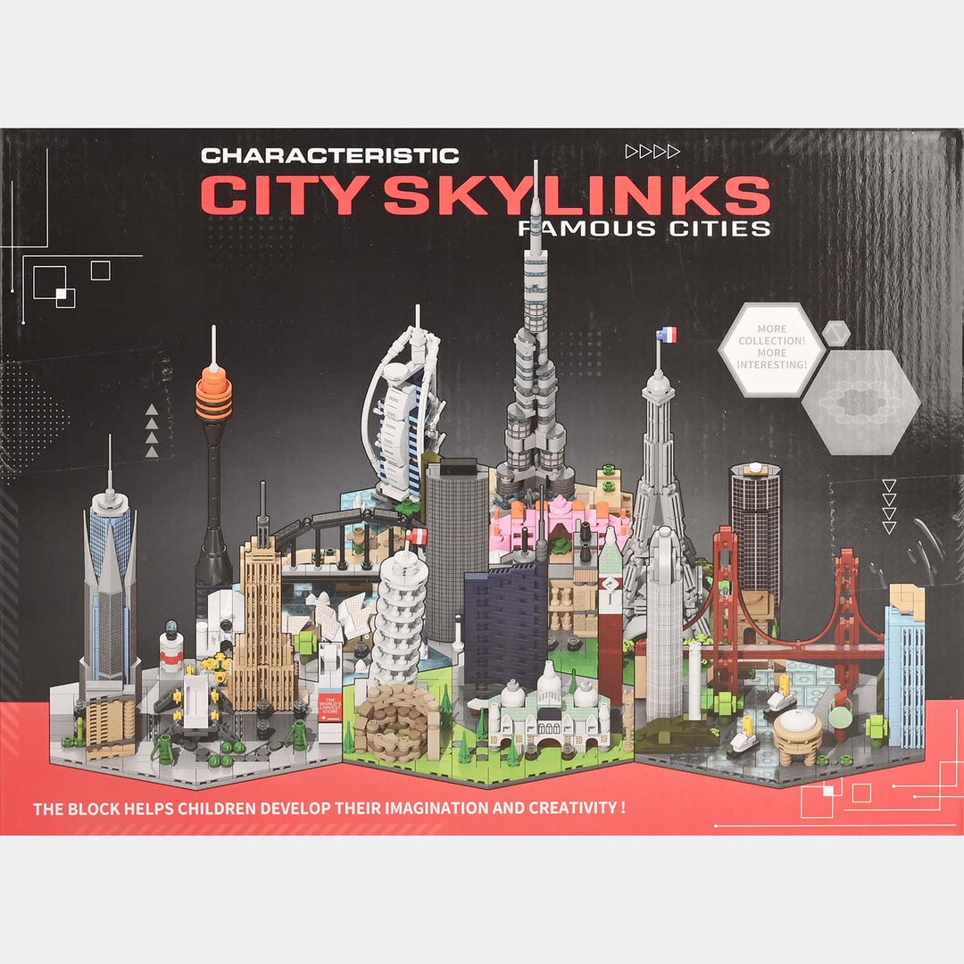 Sky Links Famous Cities Building Blocks Set | 568 PCs