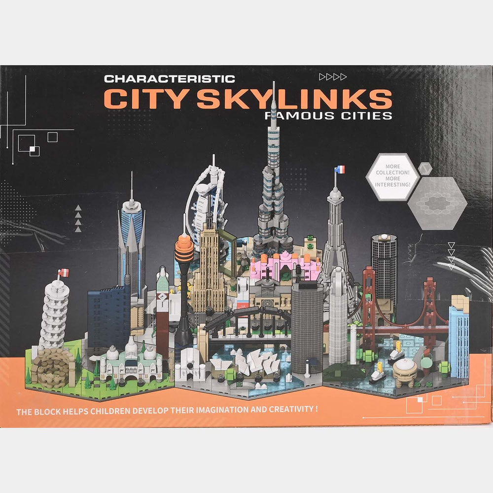 Sky Links Famous Cities Building Blocks Set | 523 PCs