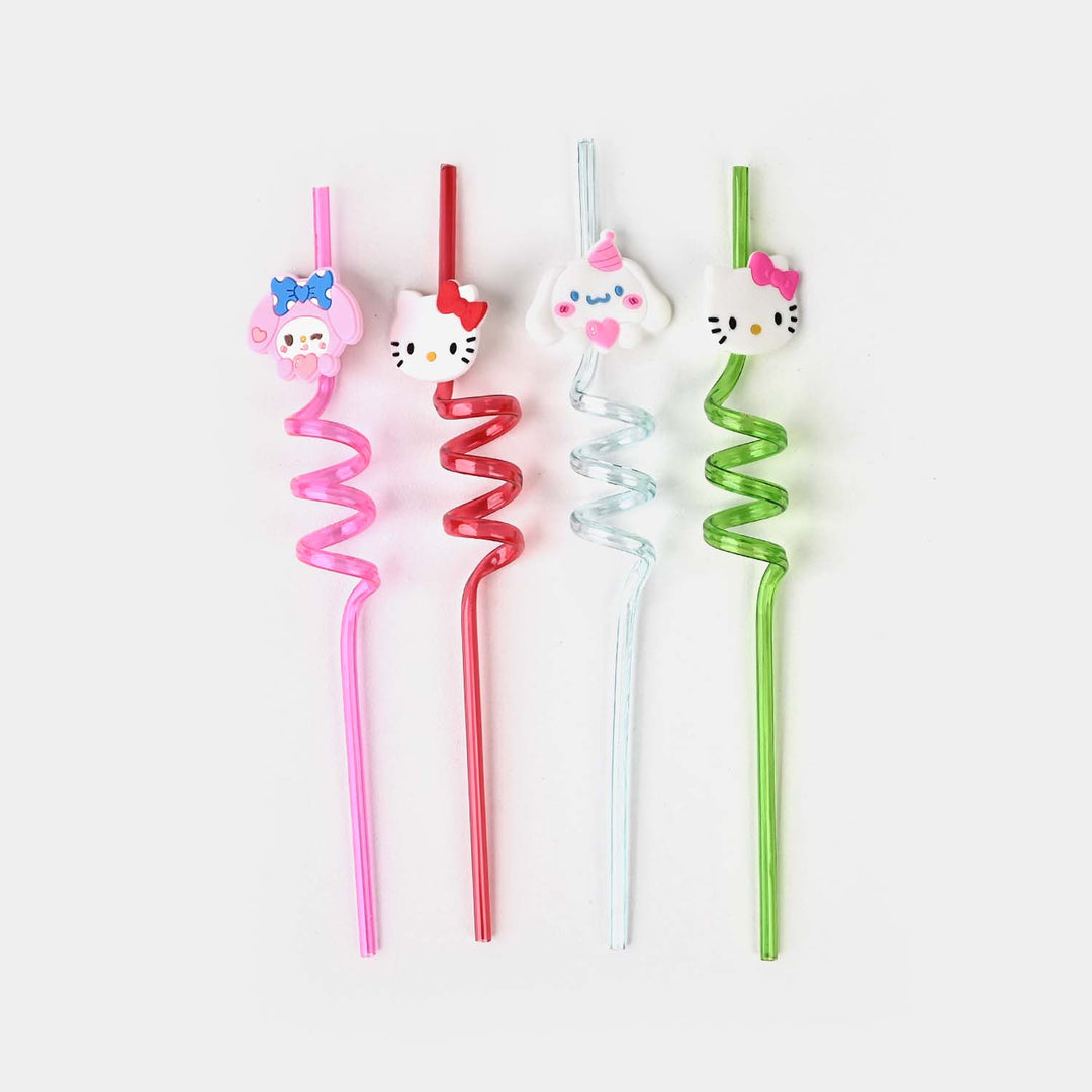 Spiral Fancy Straw 3D 4Pcs