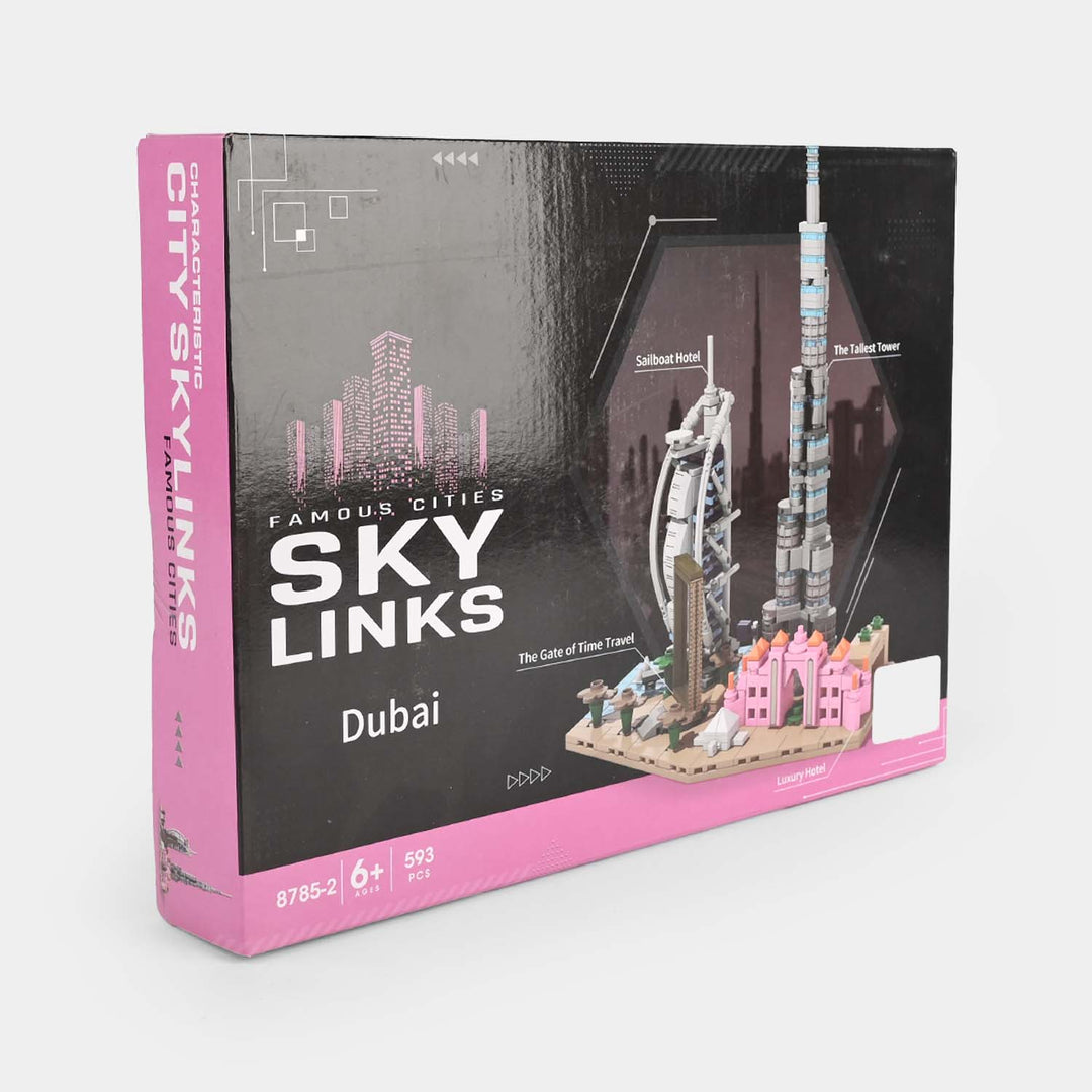 Sky Links Famous Cities Building Blocks Set | 593 PCs