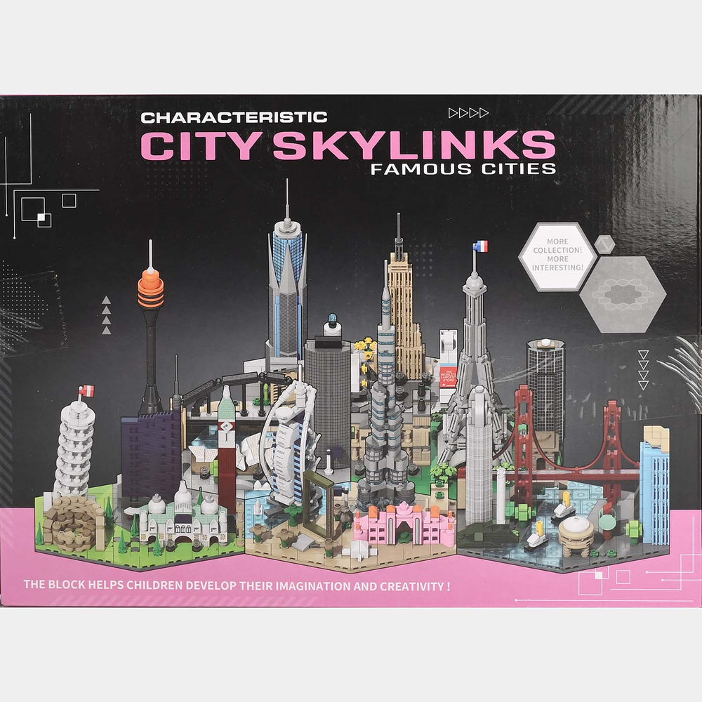 Sky Links Famous Cities Building Blocks Set | 593 PCs