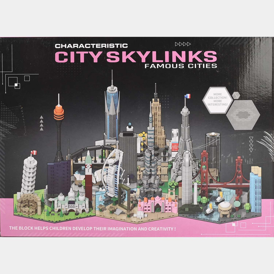 Sky Links Famous Cities Building Blocks Set | 593 PCs