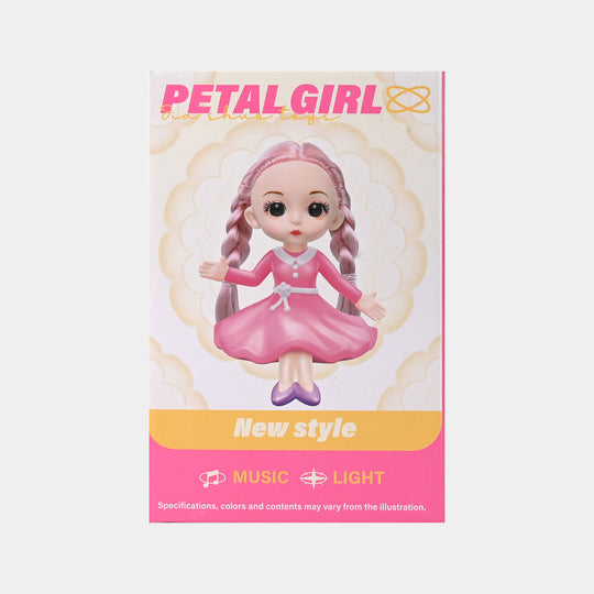 Electric 360 Rotating Petal Girl Toy