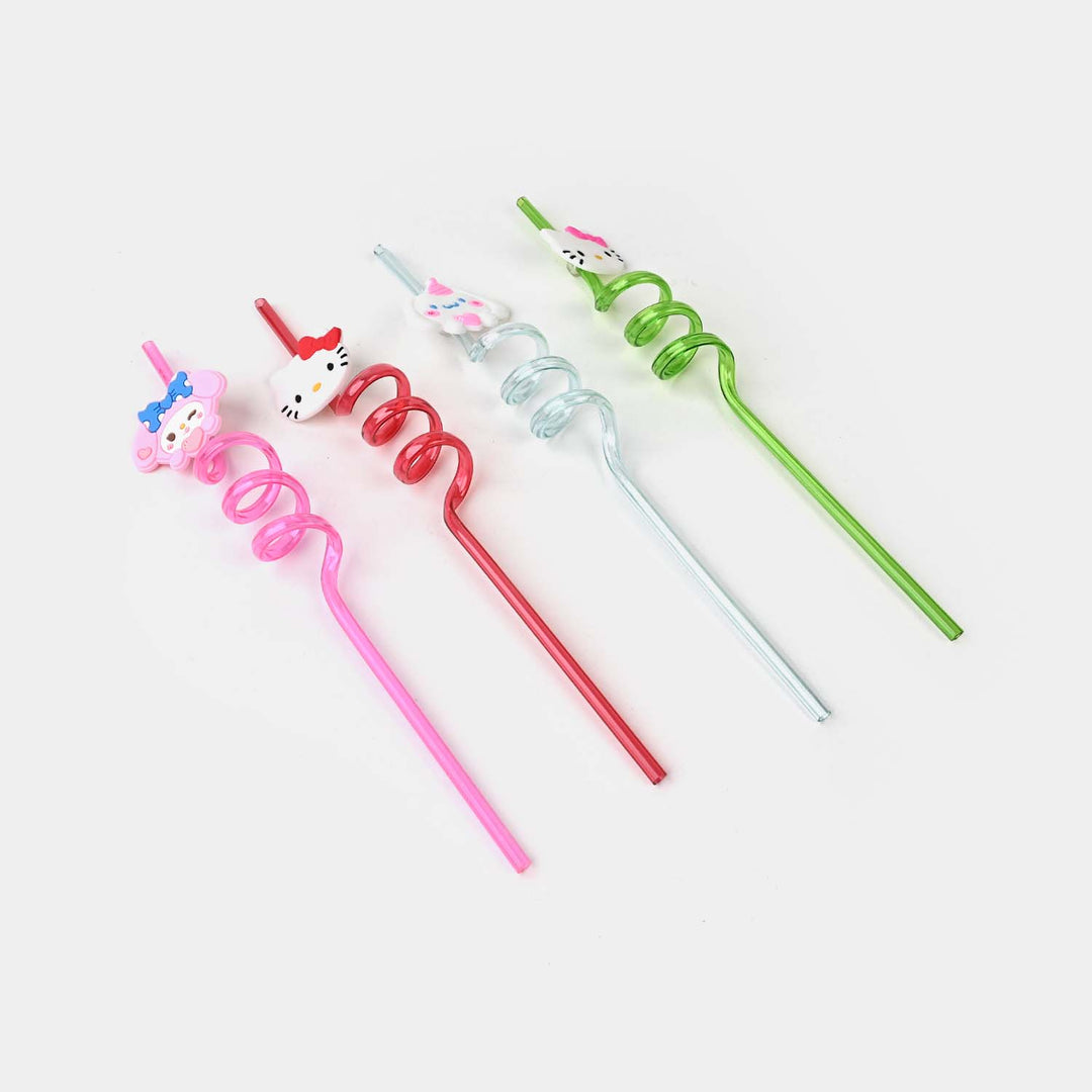 Spiral Fancy Straw 3D 4Pcs