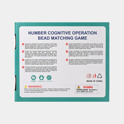 Wooden Number Cognitive Matching Game