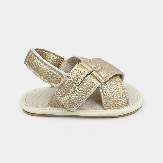 Baby Girl Shoes J18-Golden