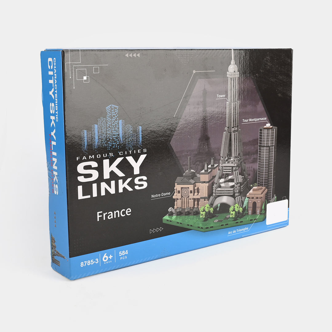 Sky Links Famous Cities Building Blocks Set | 584 PCs