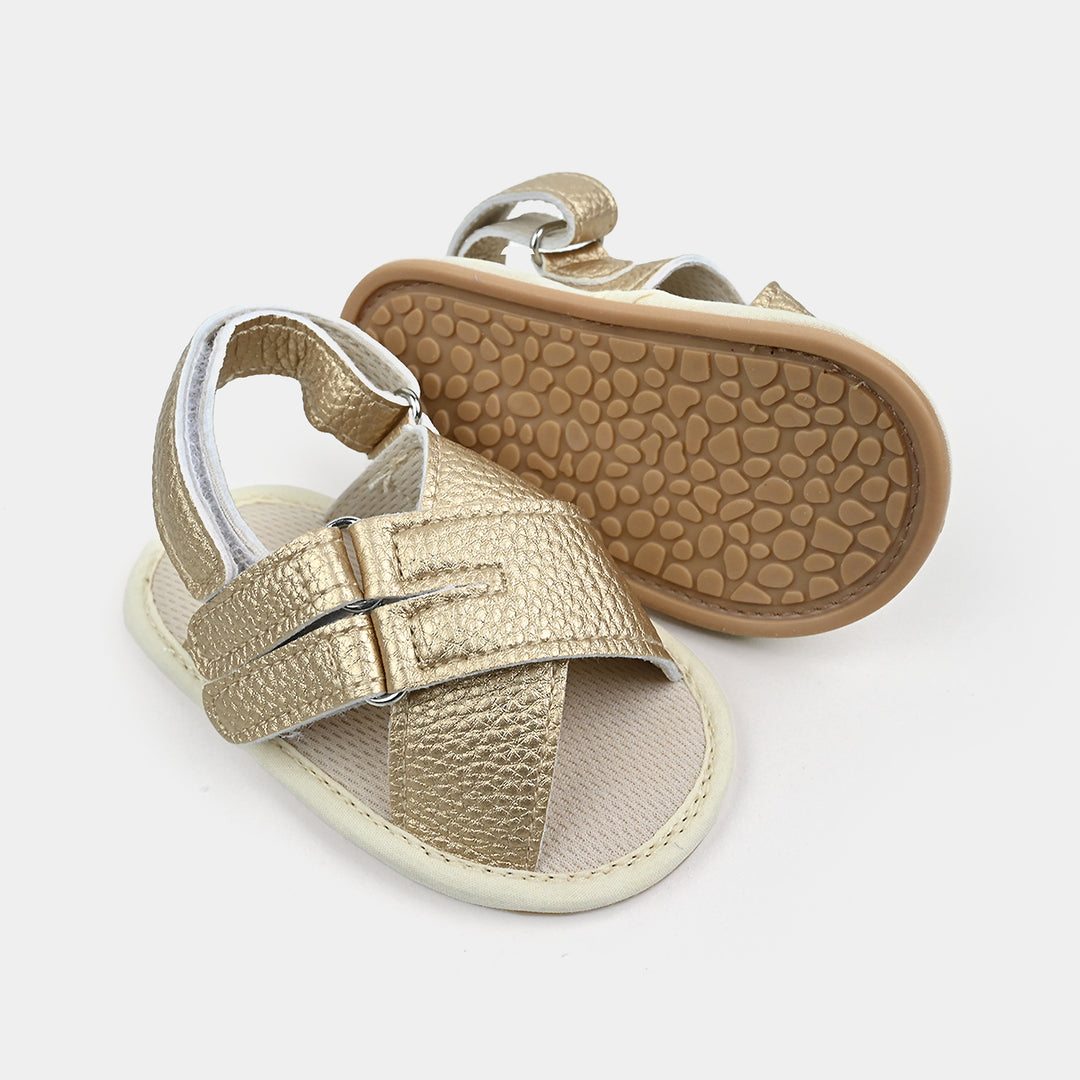 Baby Girl Shoes J18-Golden