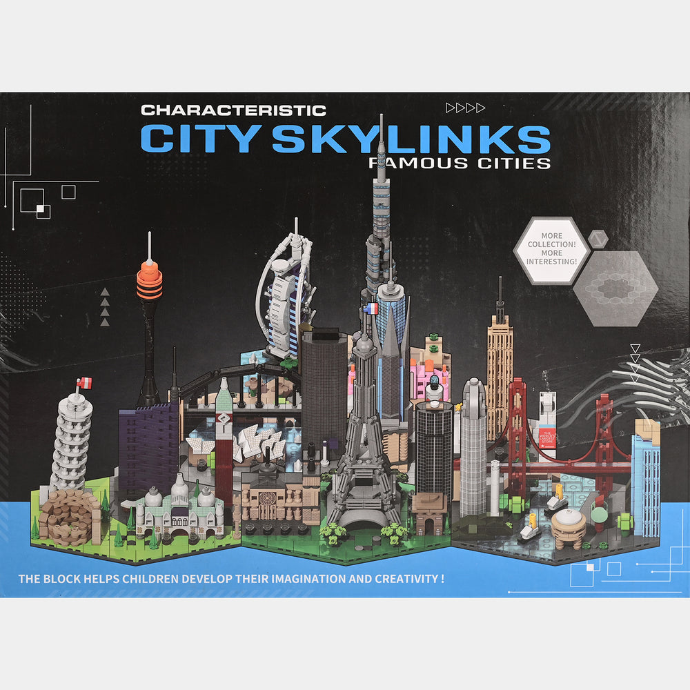 Sky Links Famous Cities Building Blocks Set | 584 PCs