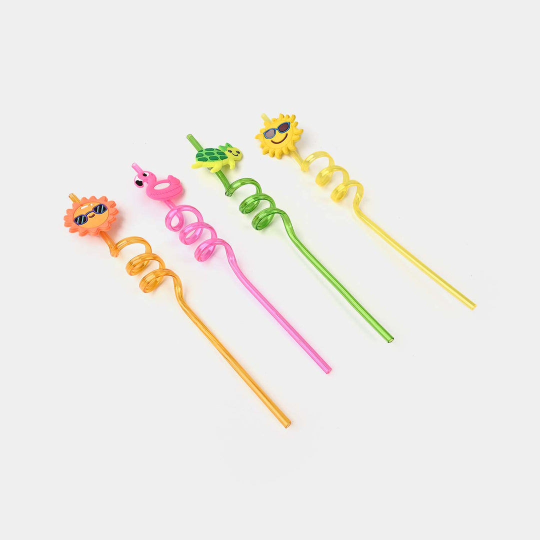 Spiral Fancy Straw 3D 4Pcs