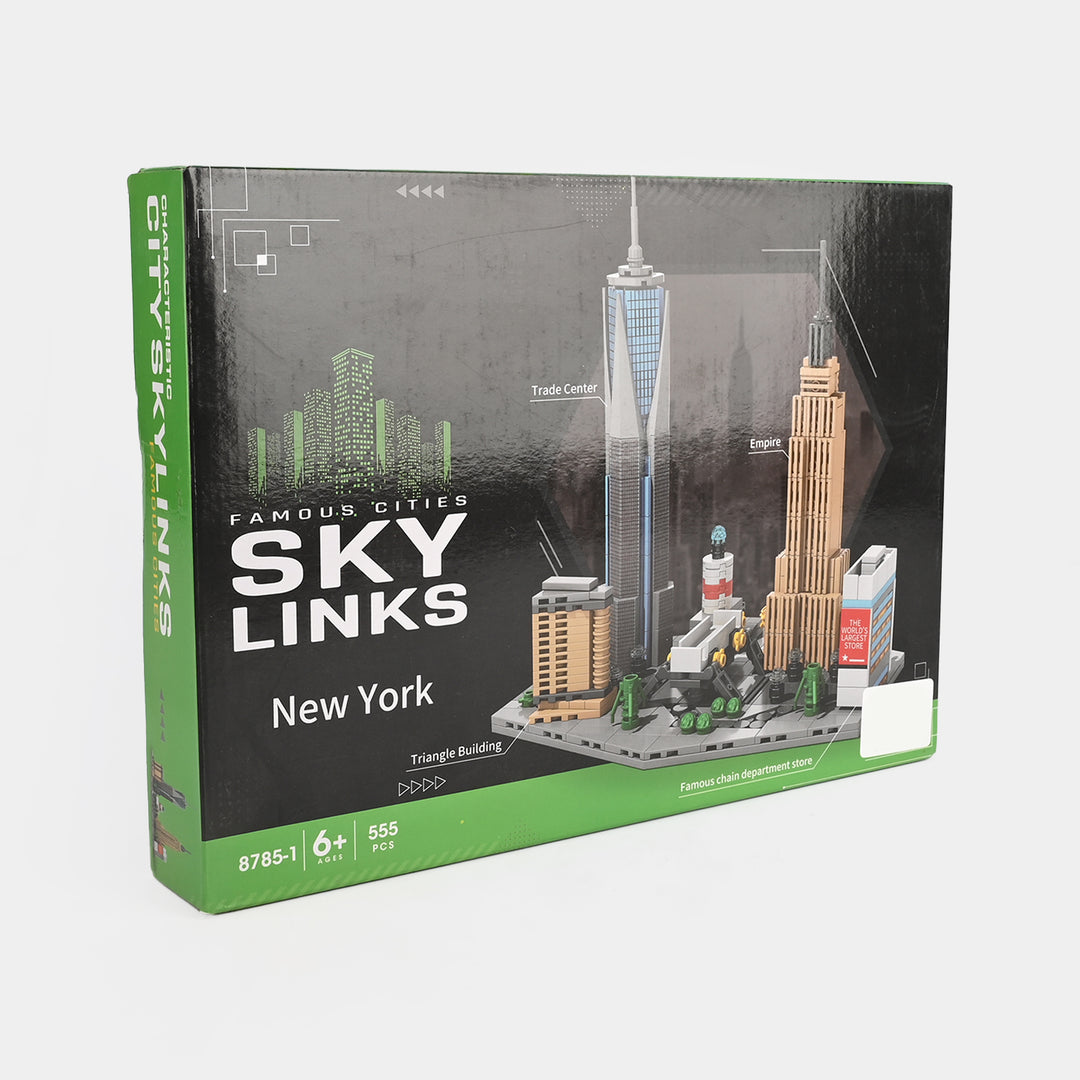 Sky Links Famous Cities Building Blocks Set | 555 PCs