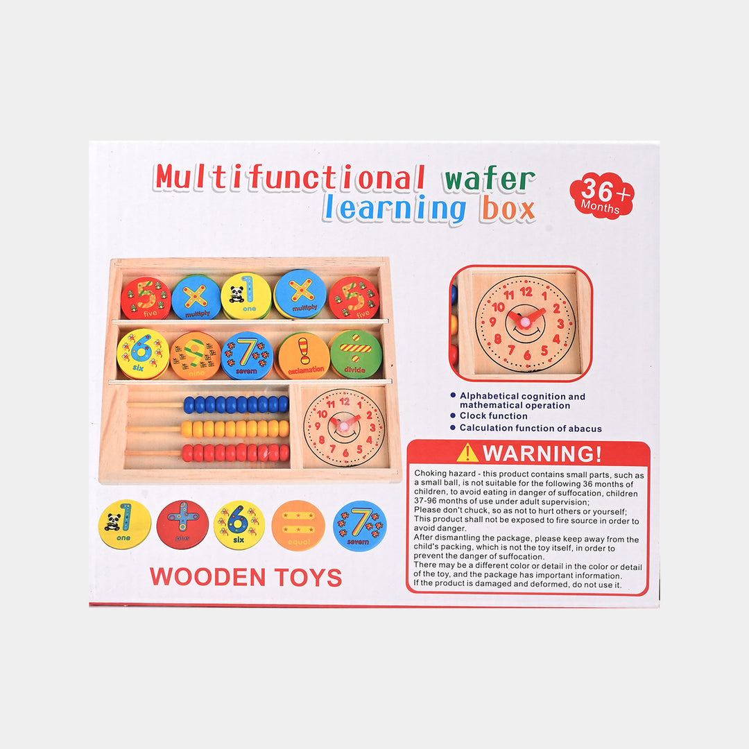 Wooden Multifunctional Wafer Learning Box