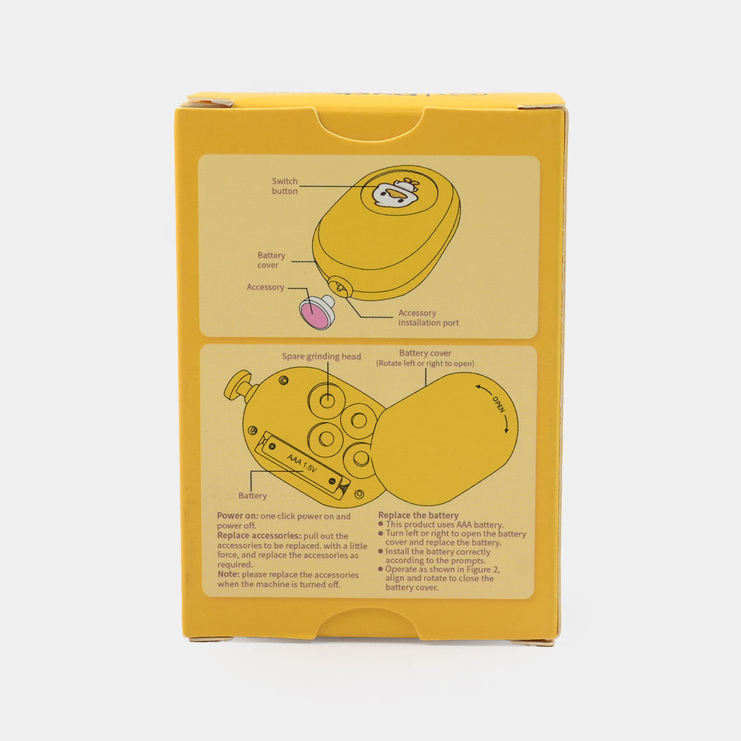 Electric Baby Nail Trimmer Polisher