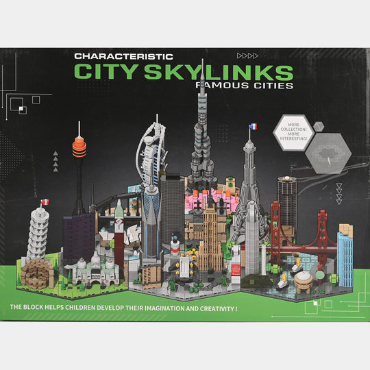 Sky Links Famous Cities Building Blocks Set | 555 PCs