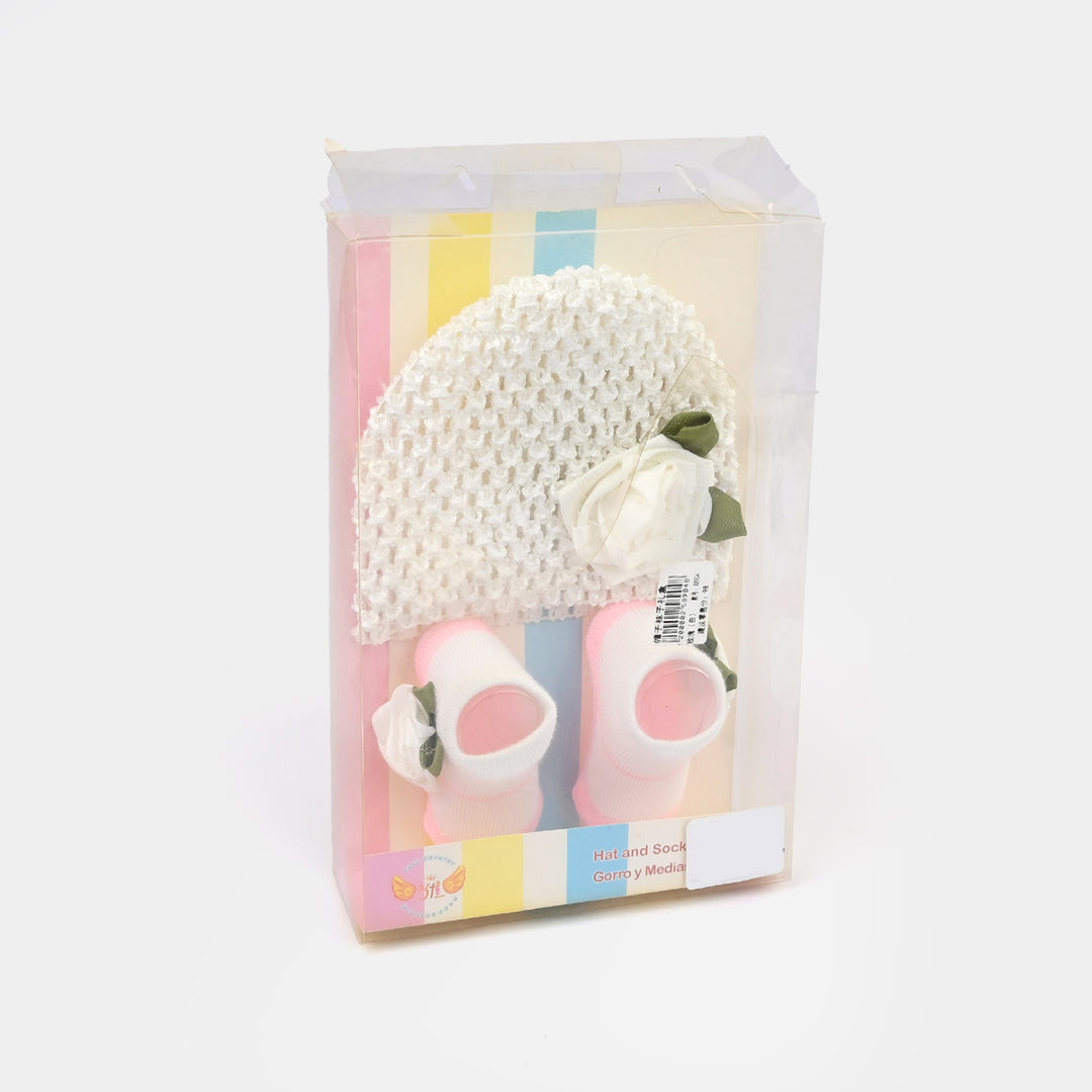 Baby Cap/Hat + Socks Set