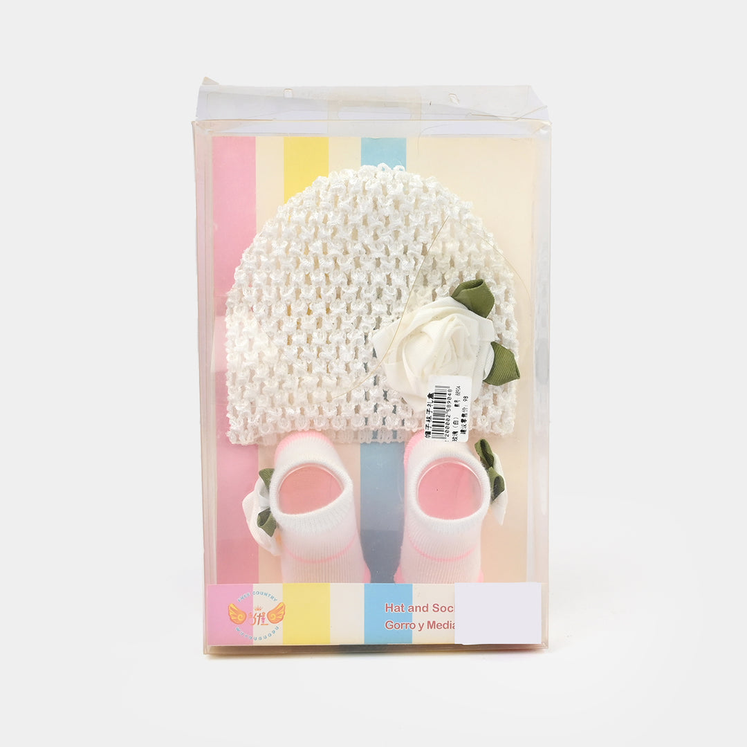 Baby Cap/Hat + Socks Set