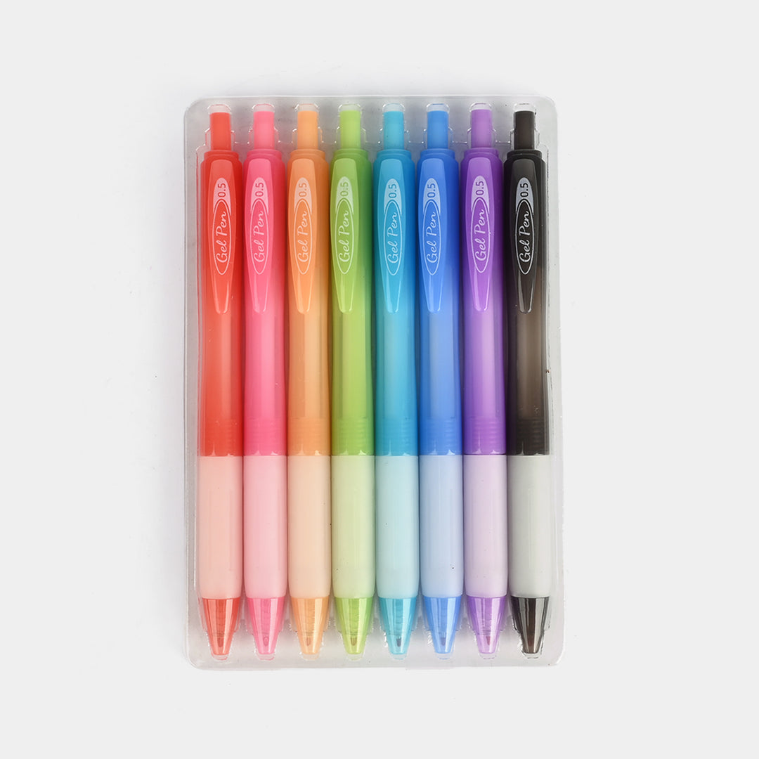 Colour Gel Pen Set 8Pcs