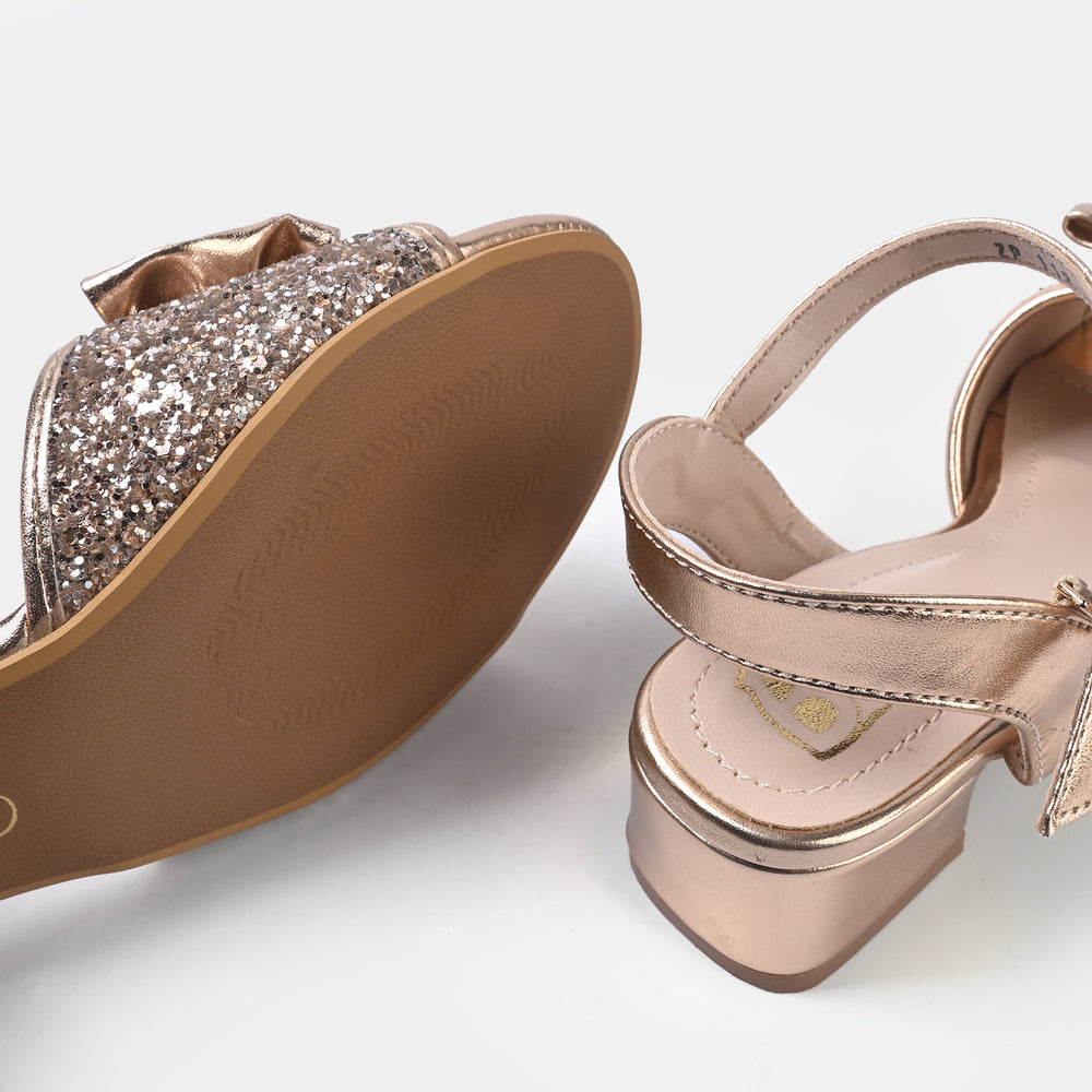 Girls Heel sandal ZP-112-CHAMPAGNE