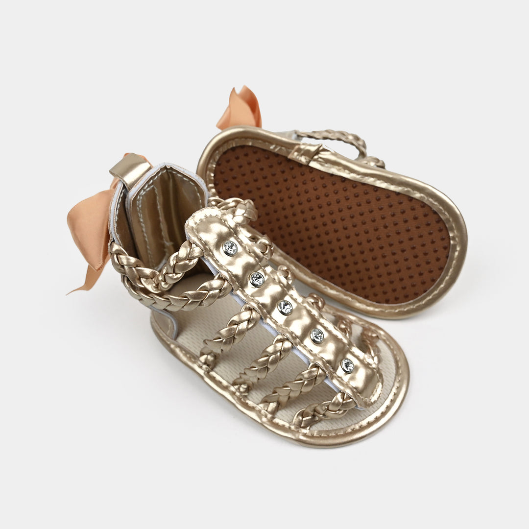 Baby Girl Shoes E158-Golden