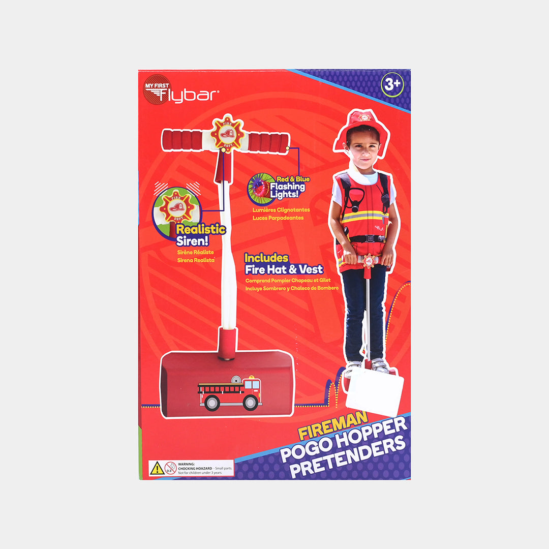 Flybar Fireman Pogo Hopper Pretenders