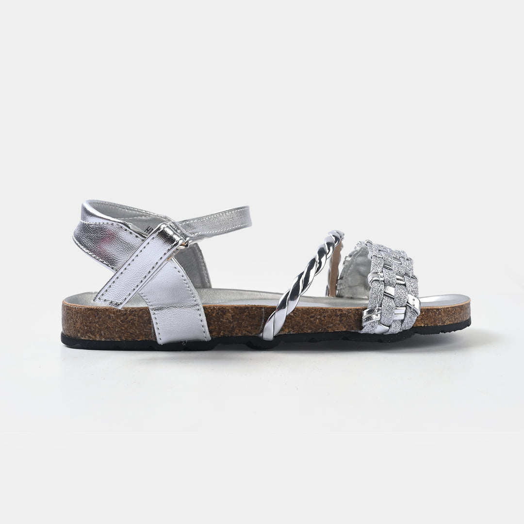 Girls Sandal H1040-G2-SILVER