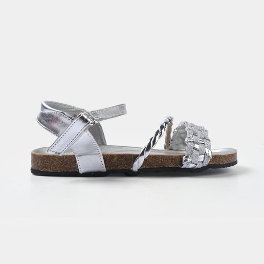 Girls Sandal H1040-G2-SILVER