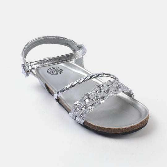 Girls Sandal H1040-G2-SILVER