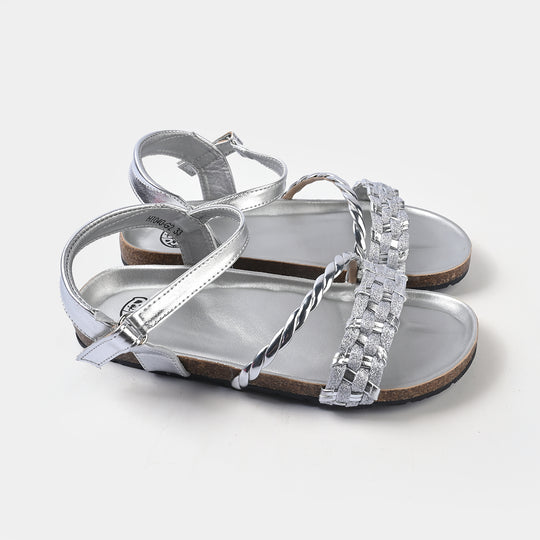 Girls Sandal H1040-G2-SILVER