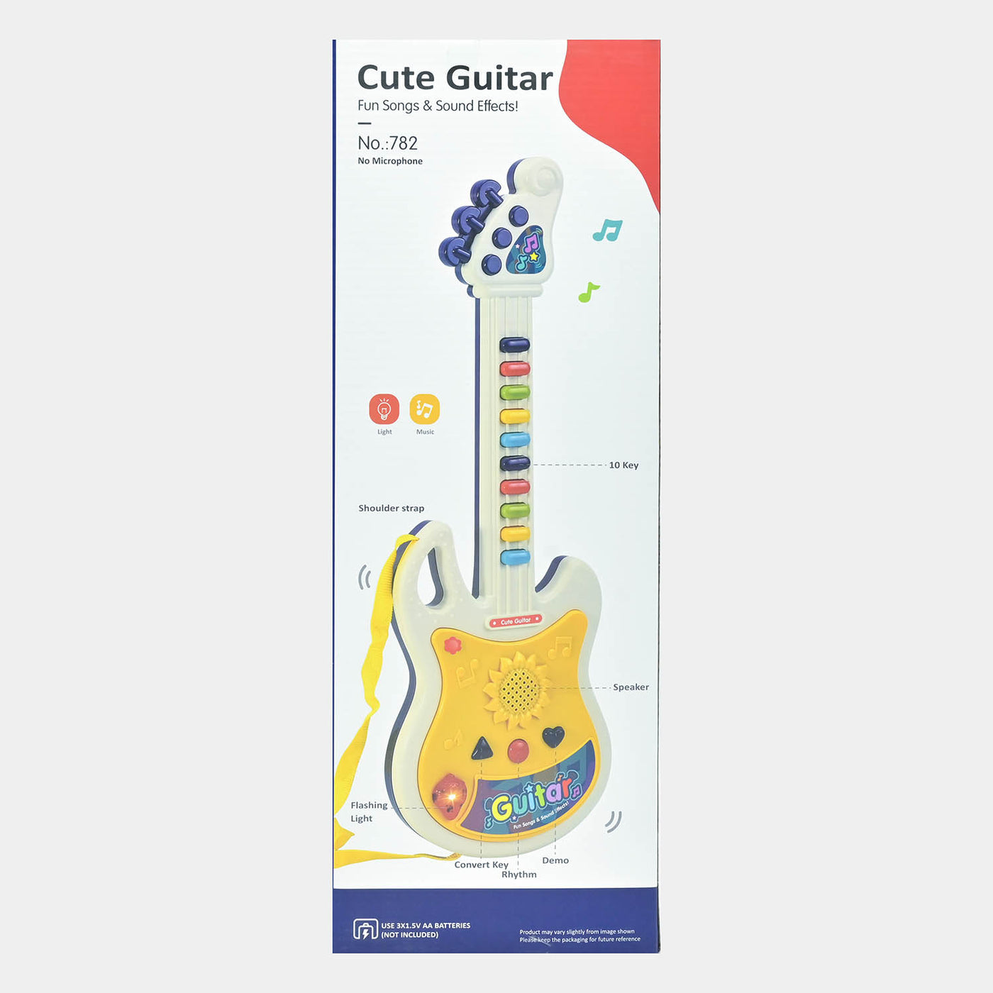 Kids Guitar With Light & Music Toy For Kids