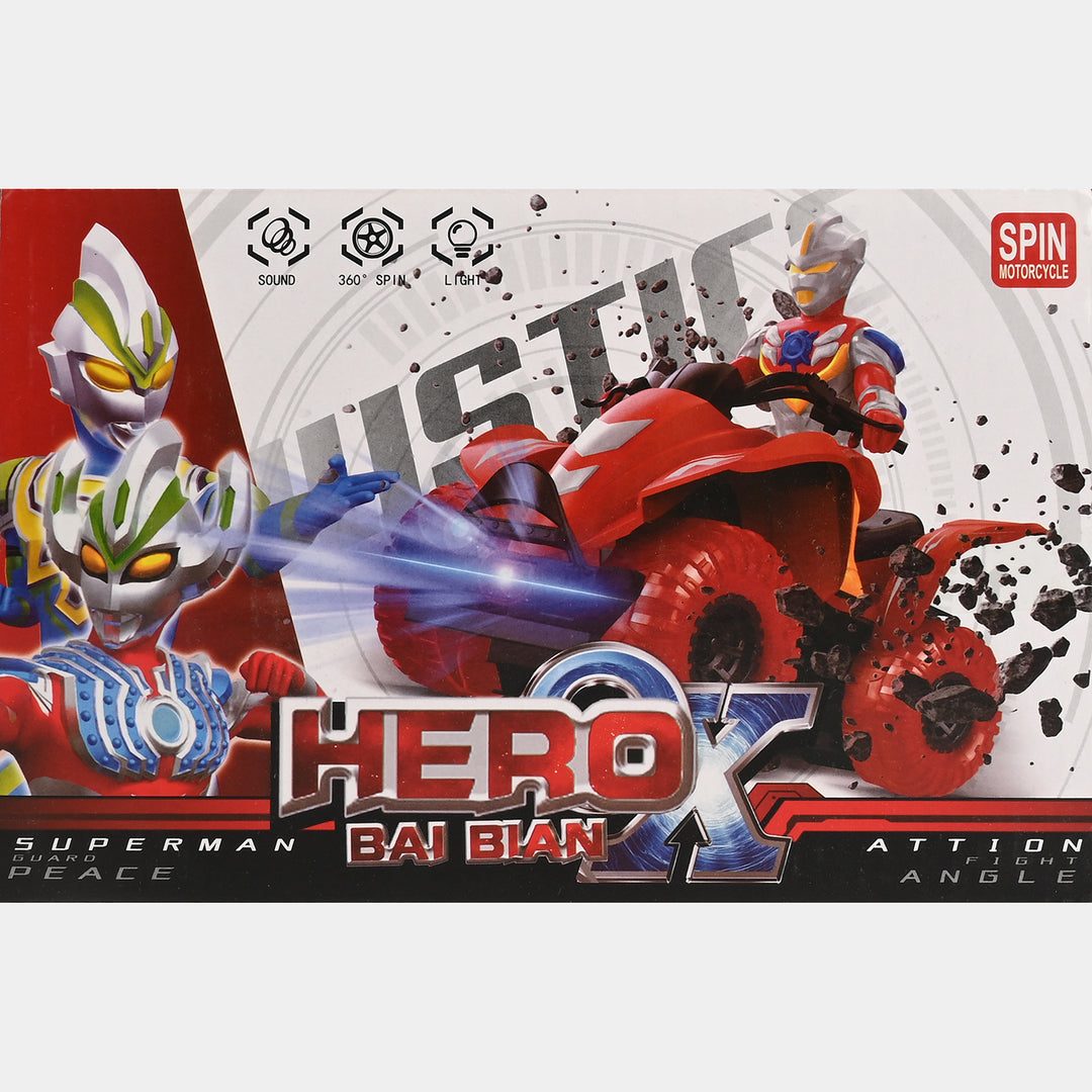 Hero Spin Motorcycle with Light & Music