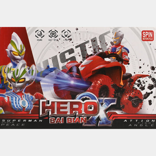 Hero Spin Motorcycle with Light & Music
