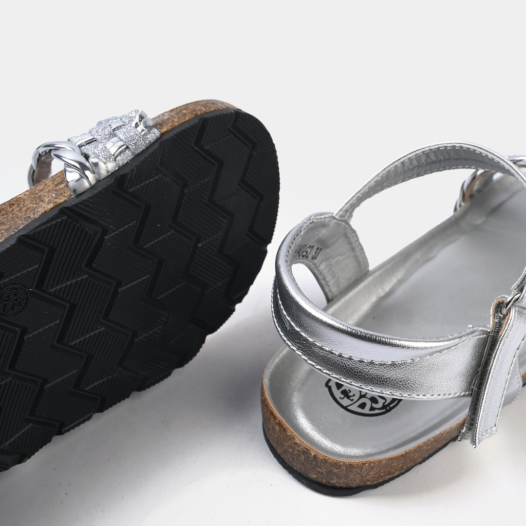 Girls Sandal H1040-G2-SILVER
