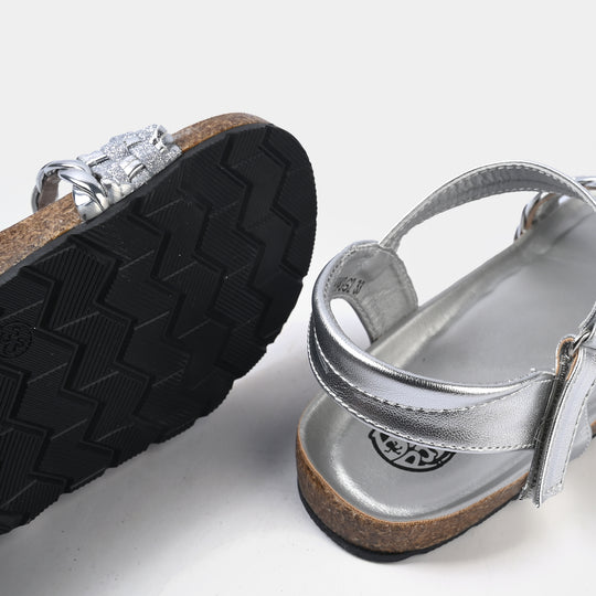 Girls Sandal H1040-G2-SILVER