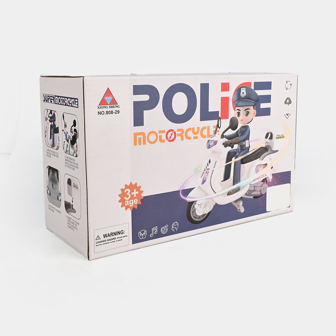 Police Motorcycle Toy
