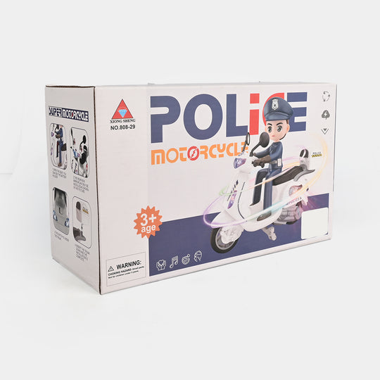 Police Motorcycle Toy