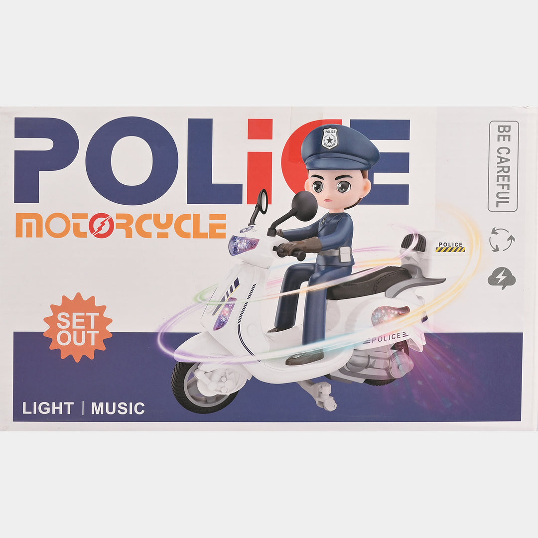 Police Motorcycle Toy