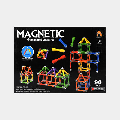 3D Magnetic Learning Building Blocks 90Pcs