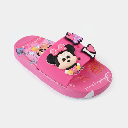 Girls Slippers 222-49-Fuchsia